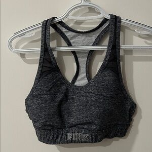 PINK Victoria's Secret Charcoal Sports Bra